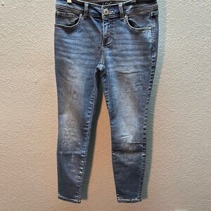 INC International Concepts 4P Metallic Coated Skinny Jeans